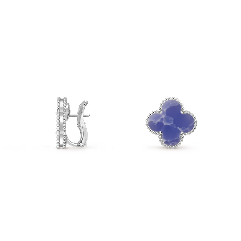 [Royal]CLOVER SILVER 15MM MOP EARRINGS COLLECTION