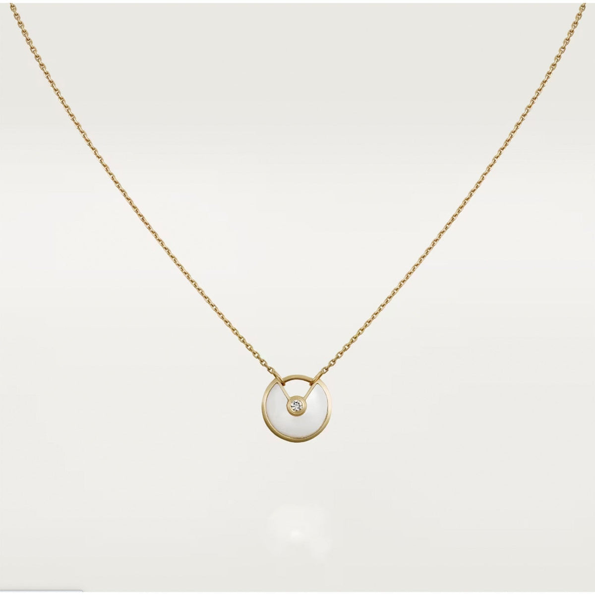 [Royal Jewellery]AMULETTE ROSE GOLD MOP NECKLACE