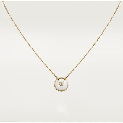 [Royal Jewellery]AMULETTE ROSE GOLD MOP NECKLACE