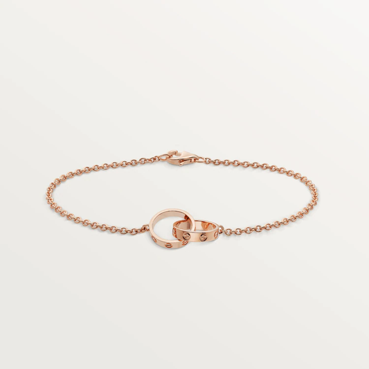 [Royal Jewellery]LOVE BRACELET DOUBLE RING