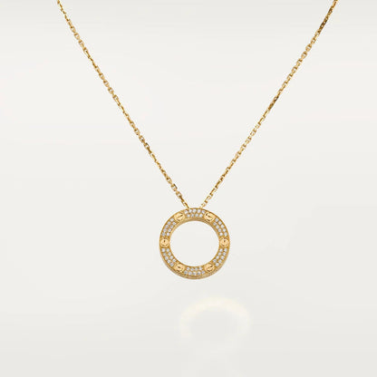 [Royal Jewellery]LOVE NECKLACE ADJUSTABLE ROSE GOLD