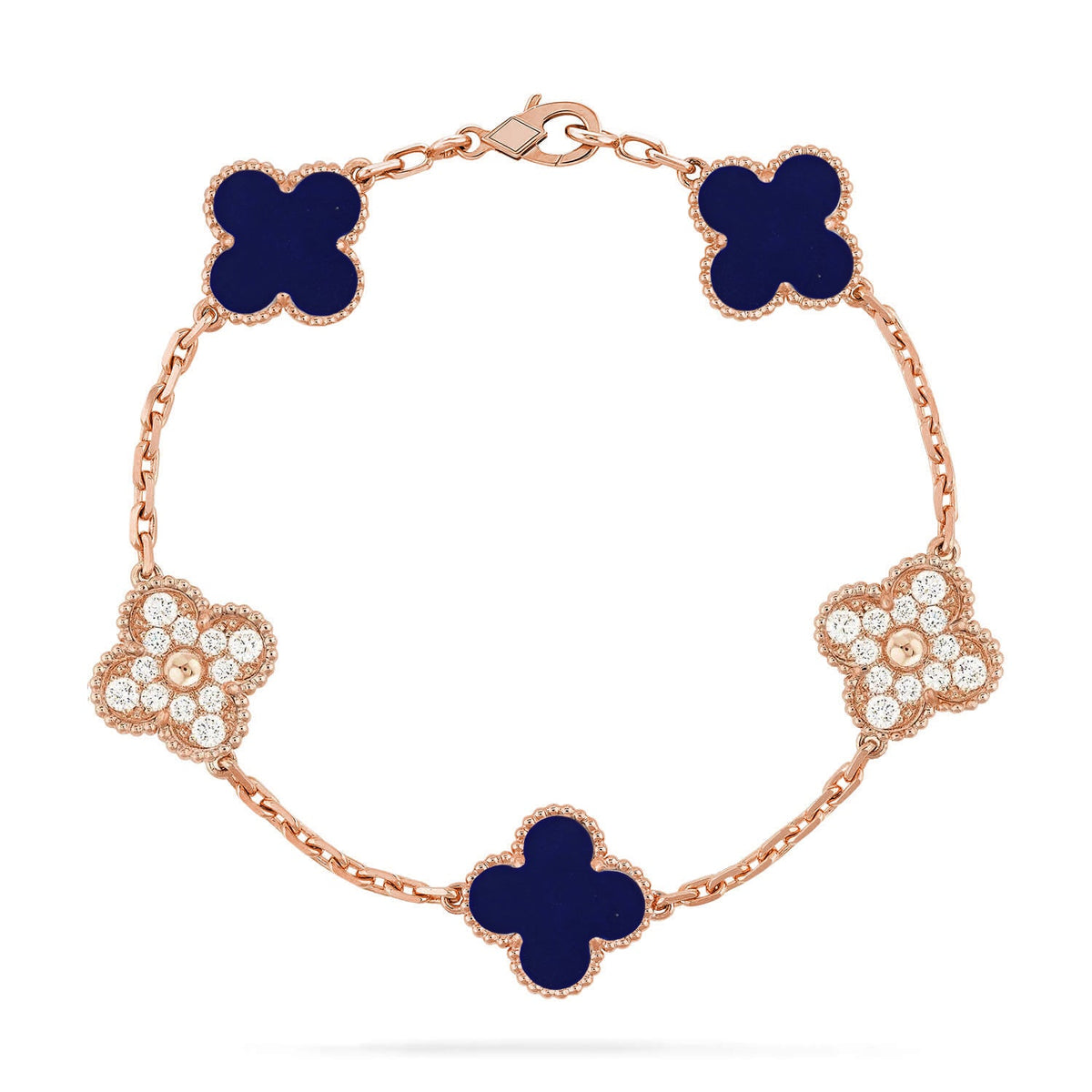 [Royal]CLOVER 5 MOTIF LAPIS LAZULI BRACELET COLLECTION