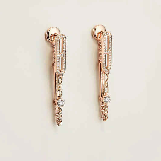 [Royal Jewellery]CHAINE CHAOS DIAMOND DROP EARRINGS