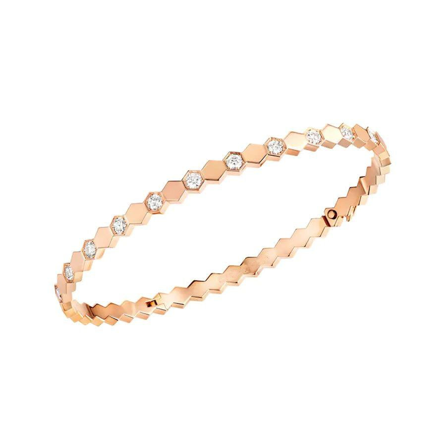 [Royal Jewellery]BEE LOVE PINK GOLD DIAMOND BRACELET
