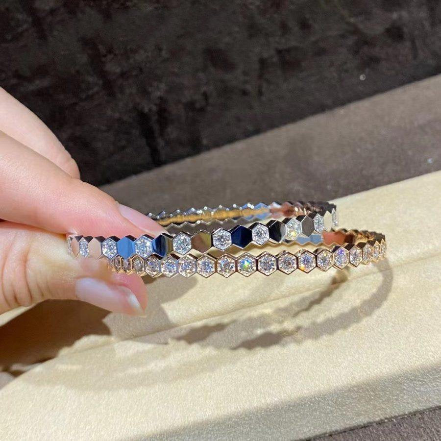 [Royal Jewellery]BEE LOVE GOLD BRACELET FULL DIAMOND