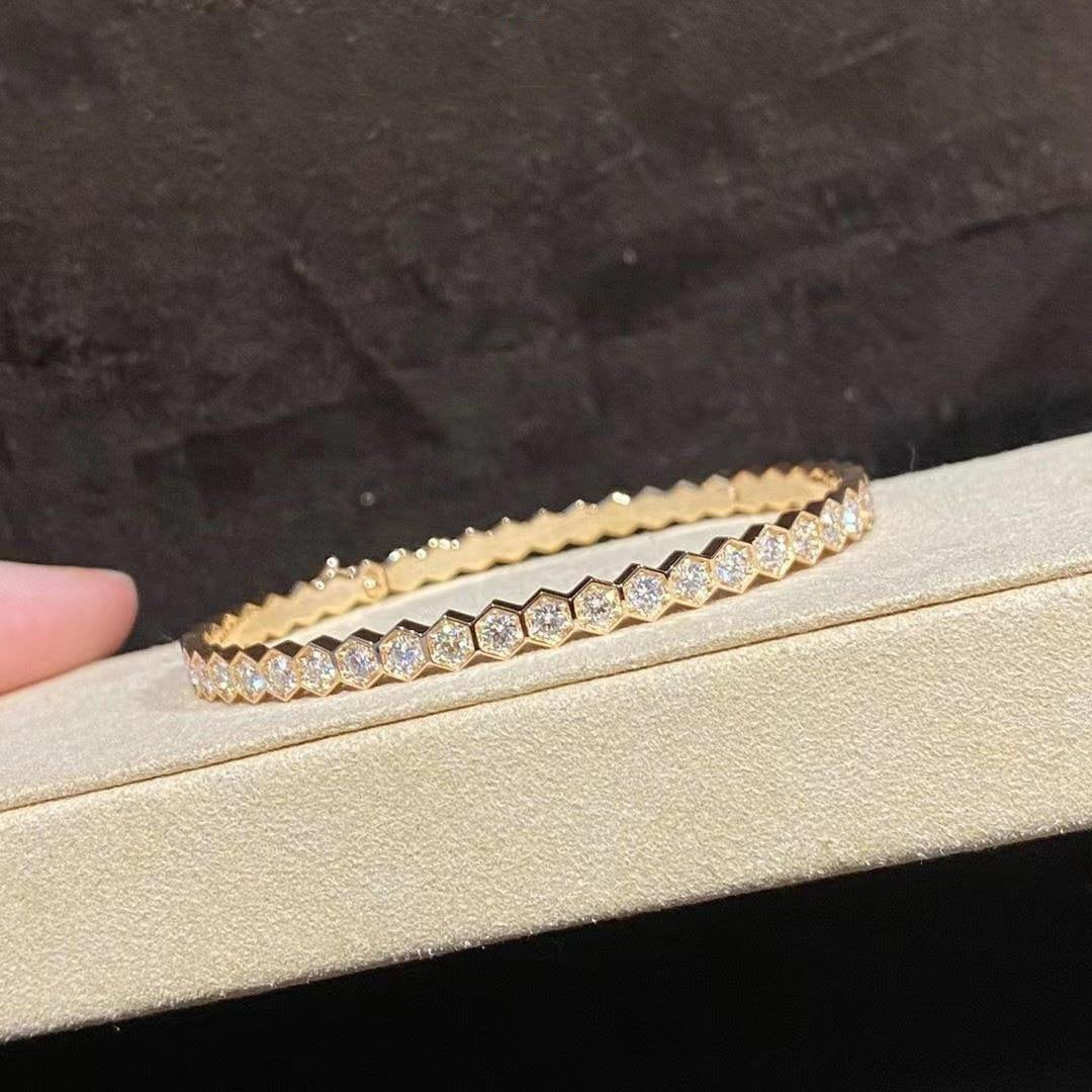 [Royal Jewellery]BEE LOVE GOLD BRACELET FULL DIAMOND
