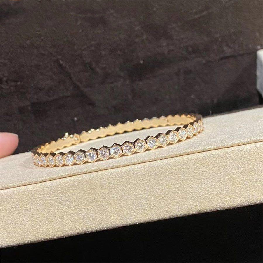 [Royal Jewellery]BEE LOVE GOLD BRACELET FULL DIAMOND