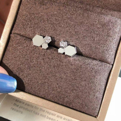 [Royal Jewellery]BEE LOVE SILVER DIAMOND EARRINGS