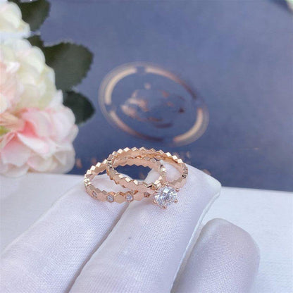 [Royal Jewellery]BEE LOVE RING PINK GOLD DIAMOND