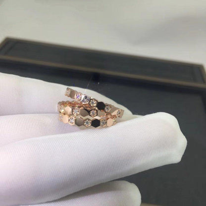 [Royal Jewellery]BEE LOVE RING PINK GOLD DIAMOND