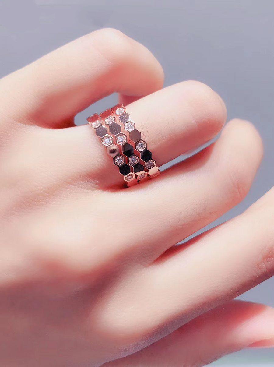 [Royal Jewellery]BEE LOVE RING PINK GOLD DIAMOND