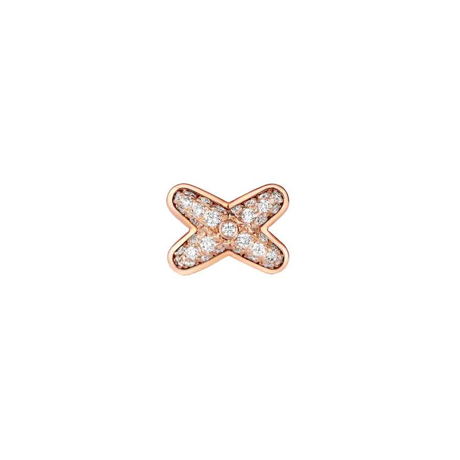 [Royal Jewellery]JEUX DE PINK GOLD DIAMOND EARRINGS