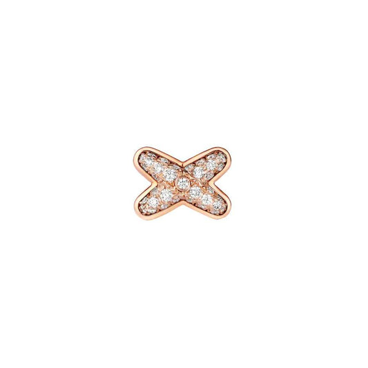 [Royal Jewellery]JEUX DE PINK GOLD DIAMOND EARRINGS