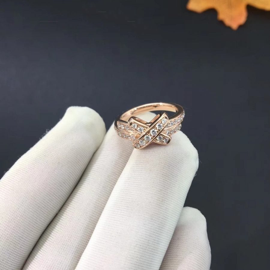 [Royal Jewellery]JEUX DE RING PINK GOLD DIAMOND