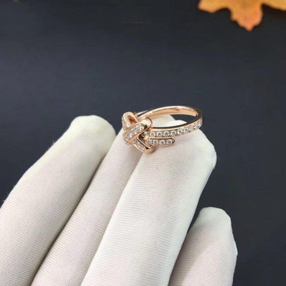 [Royal Jewellery]JEUX DE RING PINK GOLD DIAMOND