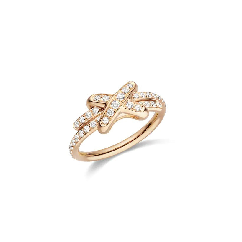 [Royal Jewellery]JEUX DE RING PINK GOLD DIAMOND