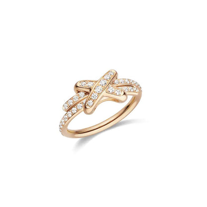 [Royal Jewellery]JEUX DE RING PINK GOLD DIAMOND