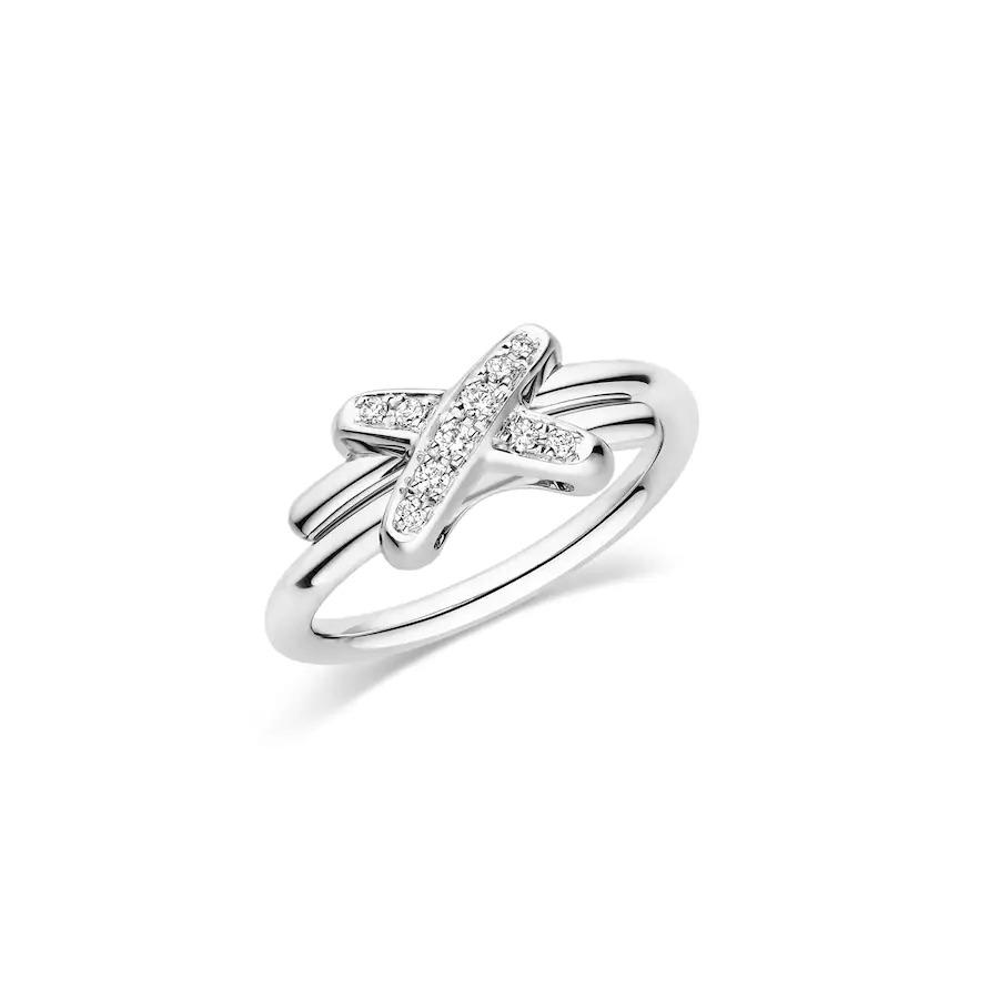 [Royal Jewellery]JEUX DE SILVER DIAMOND RING