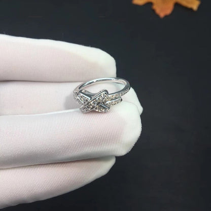 [Royal Jewellery]JEUX DE SILVER DIAMOND RING