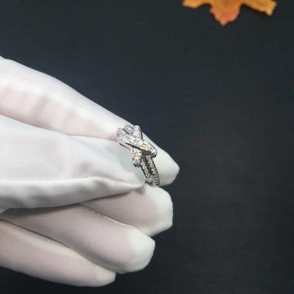 [Royal Jewellery]JEUX DE SILVER DIAMOND RING