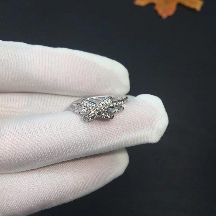 [Royal Jewellery]JEUX DE SILVER DIAMOND RING