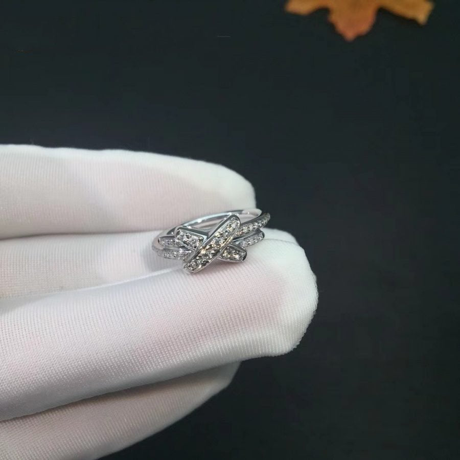[Royal Jewellery]JEUX DE SILVER DIAMOND RING