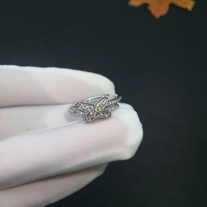 [Royal Jewellery]JEUX DE SILVER DIAMOND RING