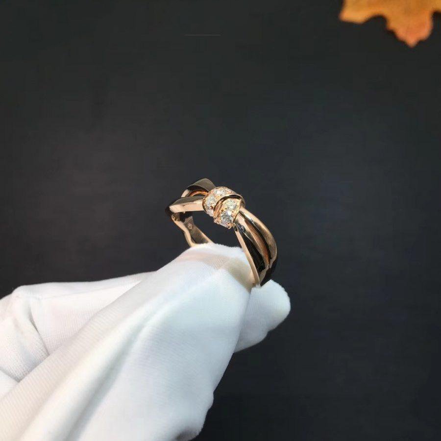 [Royal Jewellery]LIENS RING PINK GOLD DIAMOND