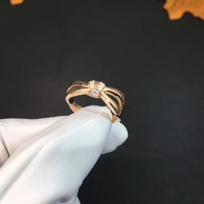 [Royal Jewellery]LIENS RING PINK GOLD DIAMOND
