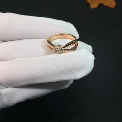 [Royal Jewellery]LIENS RING PINK GOLD DIAMOND