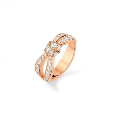 [Royal Jewellery]LIENS PINK GOLD DIAMOND RING