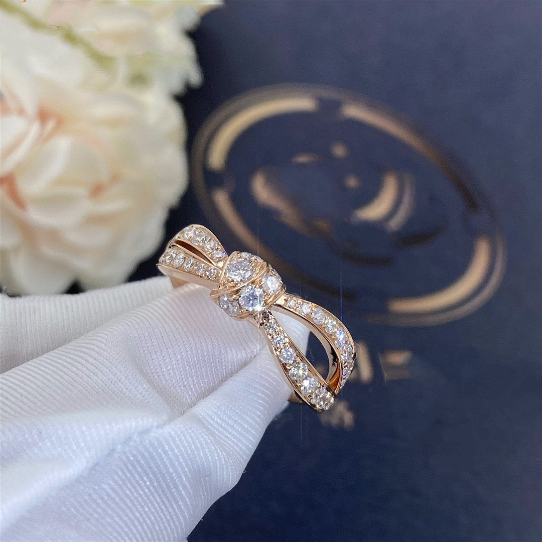 [Royal Jewellery]LIENS PINK GOLD DIAMOND RING
