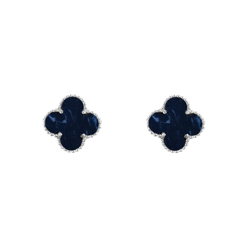 [Royal]CLOVER SILVER 15MM EARRINGS COLLECTION