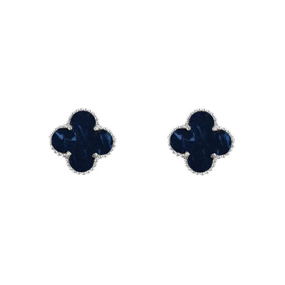 [Royal]CLOVER SILVER 15MM EARRINGS COLLECTION