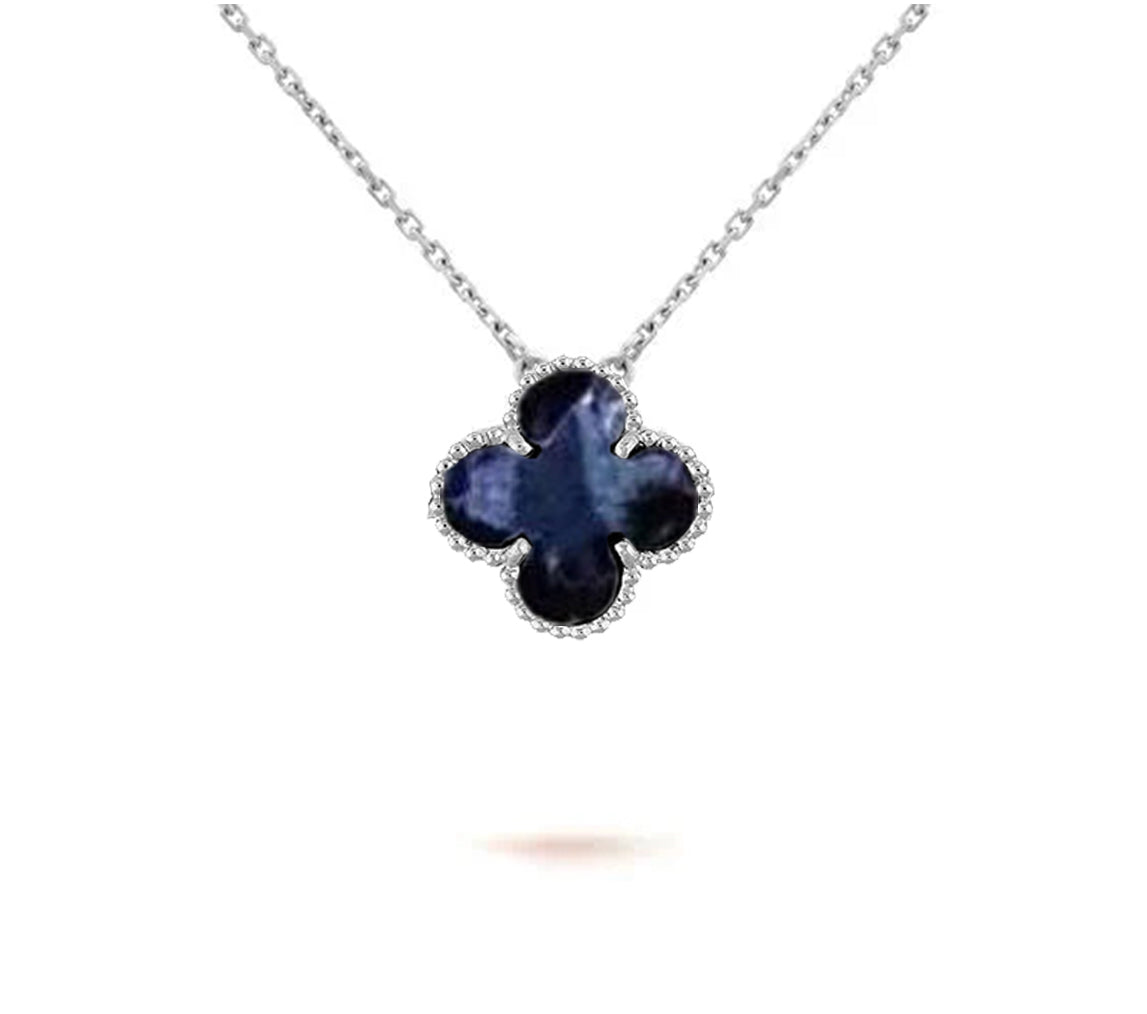 [Royal]CLOVER 15MM NECKLACE SILVER COLLECTION