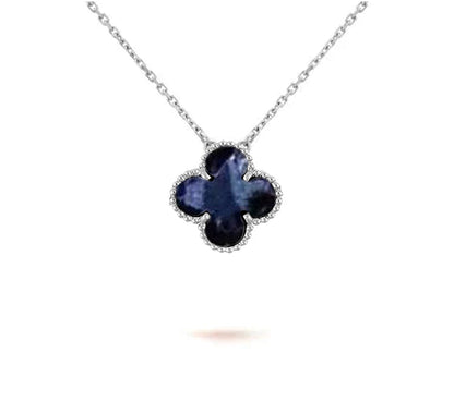 [Royal]CLOVER 15MM NECKLACE SILVER COLLECTION