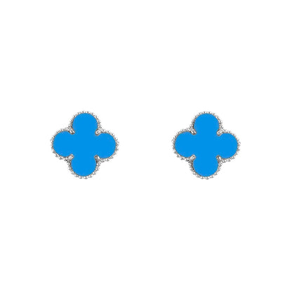[Royal]CLOVER SILVER 15MM EARRINGS COLLECTION