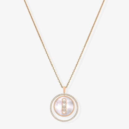 [Royal]LUCKY MOVE MM NACRE BLANCHE DIAMOND NECKLACE