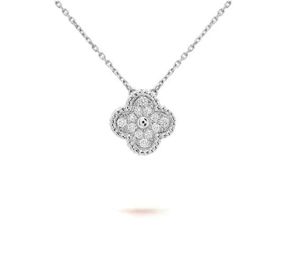 [Royal]CLOVER 15MM NECKLACE SILVER COLLECTION