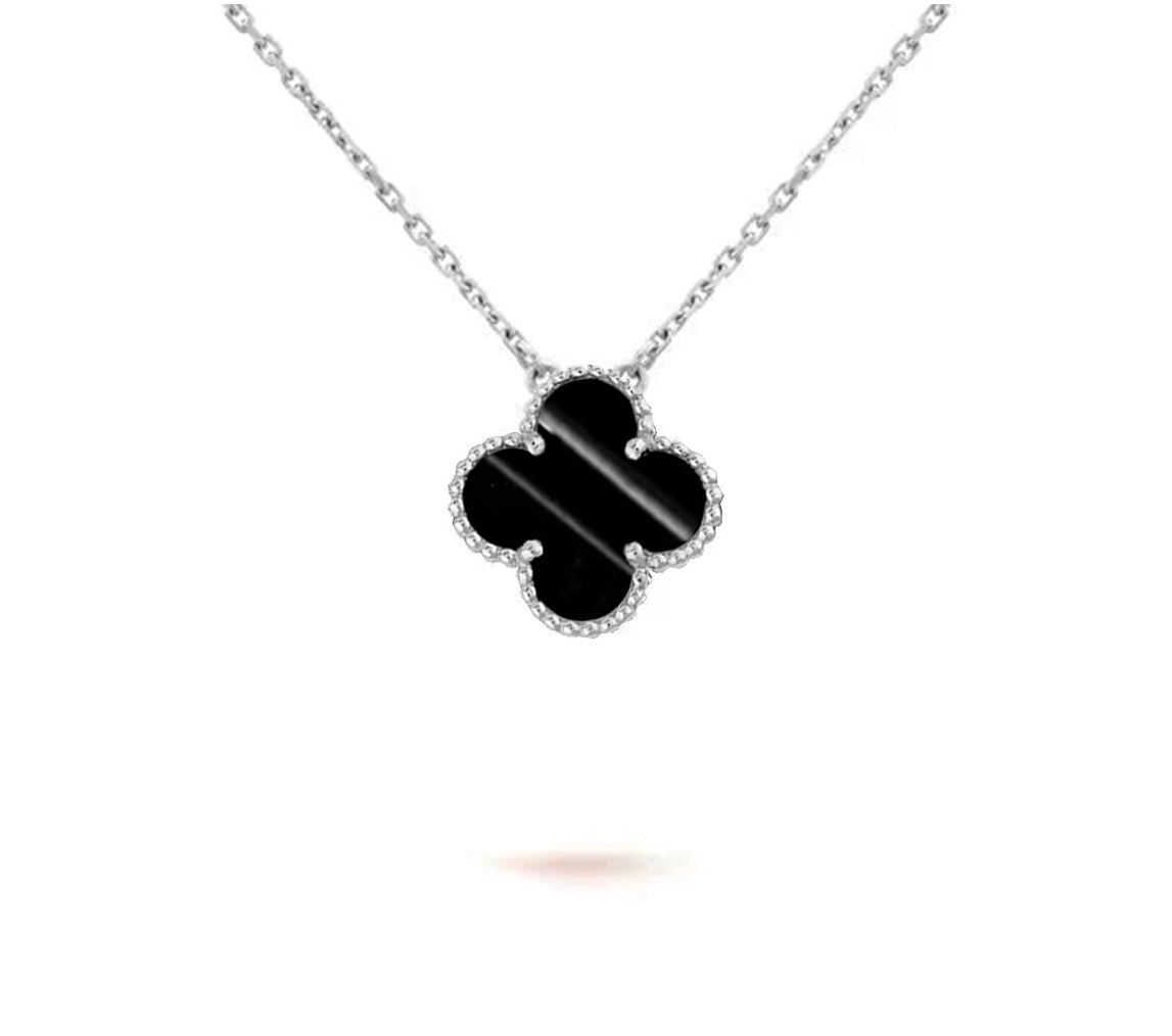 [Royal]CLOVER 15MM NECKLACE SILVER COLLECTION