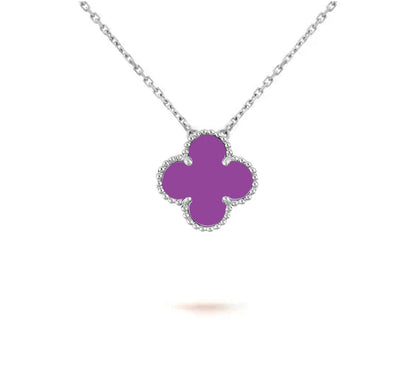 [Royal]CLOVER 15MM NECKLACE SILVER COLLECTION