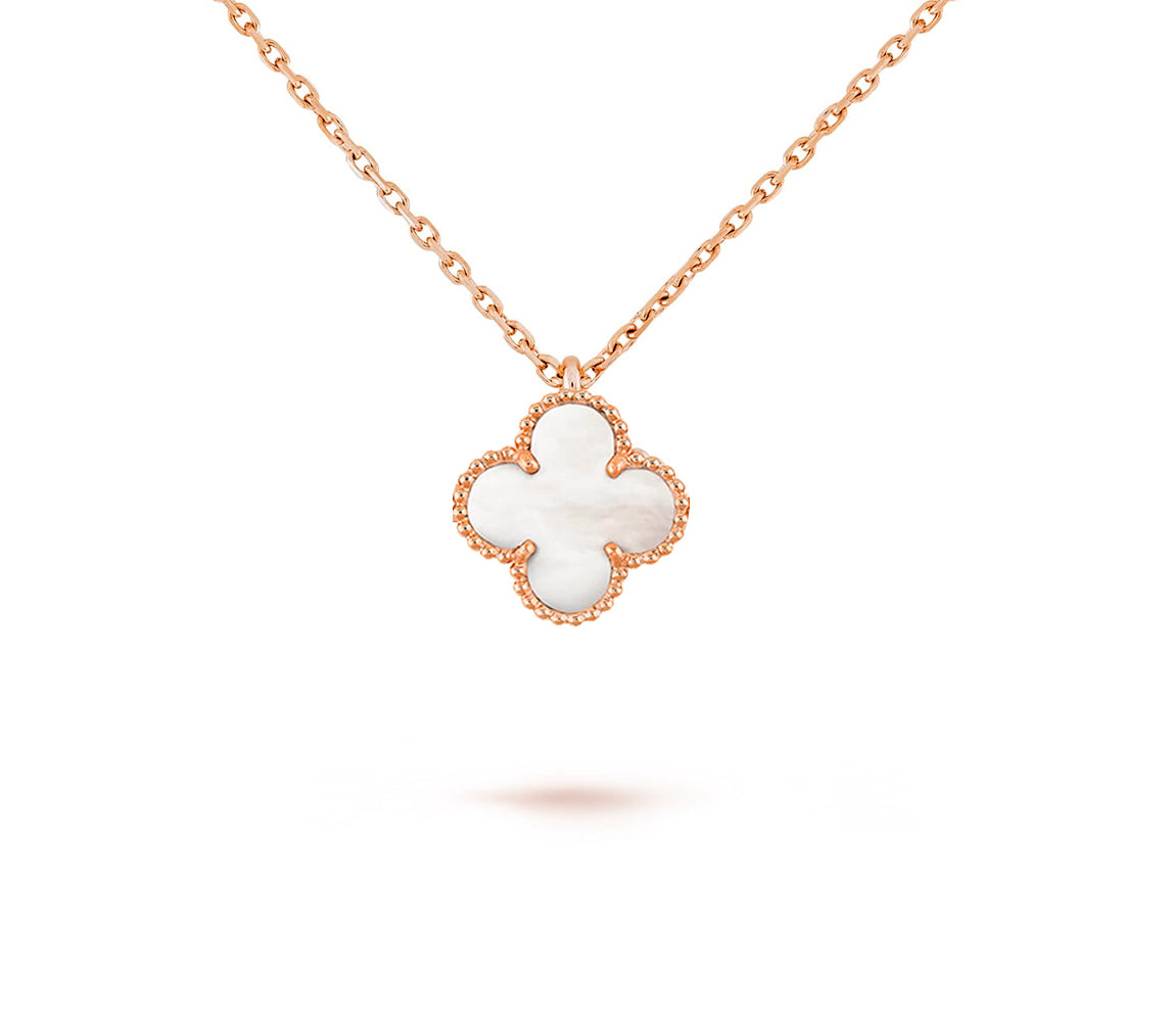 [Royal]CLOVER MINI 9.5MM CARNELIANS NECKLACE COLLECTION