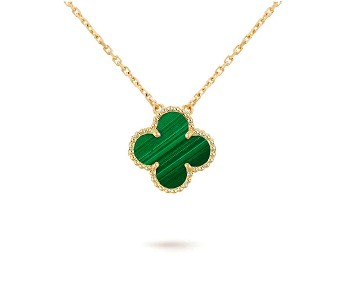 [Royal]CLOVER 15MM SINGLE FLOWER NECKLACE COLLECTION