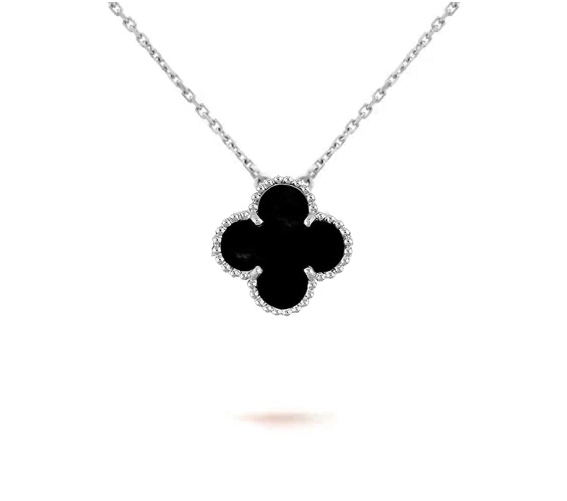 [Royal]CLOVER 15MM NECKLACE SILVER COLLECTION