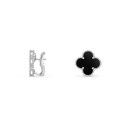 [Royal]CLOVER SILVER 15MM MOP EARRINGS COLLECTION