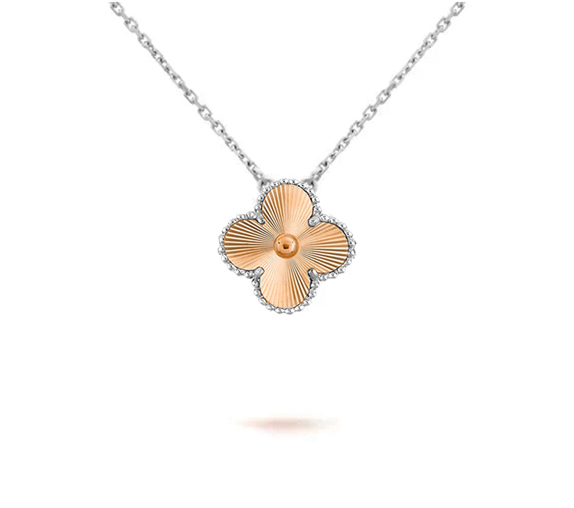 [Royal]CLOVER 15MM NECKLACE SILVER COLLECTION