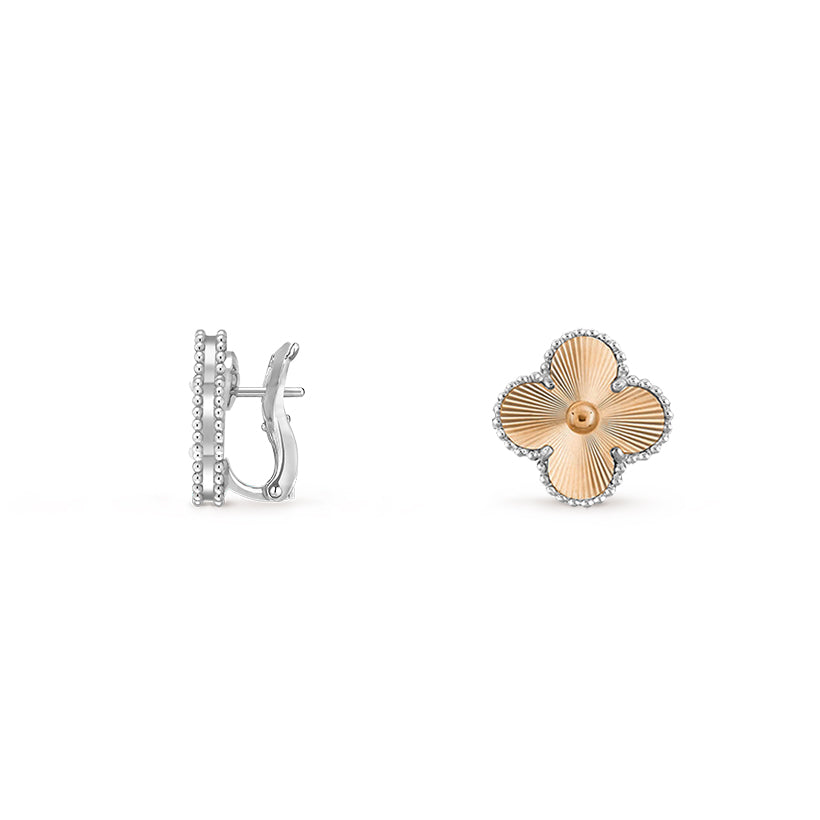 [Royal]CLOVER SILVER 15MM MOP EARRINGS COLLECTION