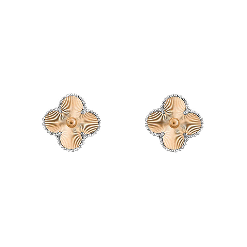 [Royal]CLOVER SILVER 15MM EARRINGS COLLECTION