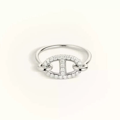 [Royal Jewellery]RONDE SMALL SILVER DIAMOND RING