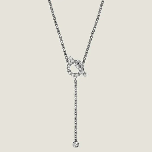 [Royal Jewellery]FINESSE SILVER DIAMOND NECKLACE